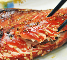 Dried fish seasoned with mirin