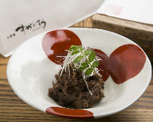 Shigureni (boiled dish in soy sauce)