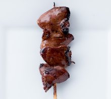 Grilled heart skewer