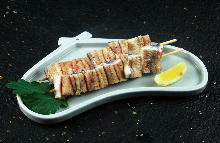 Grilled eel without seasoning