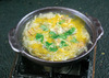 Eel and shredded burdock hotpot with egg