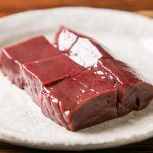 Beef liver (yakiniku)