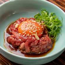 Wagyu beef steak tartare