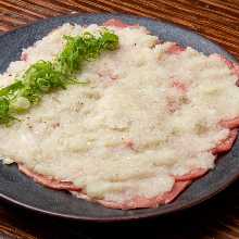 Negi tan shio (salted tongue with green onions)