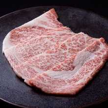 Extra premium wagyu beef loin