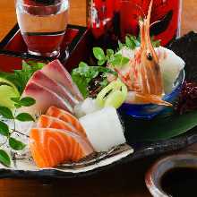 Assorted sashimi, 5 kinds