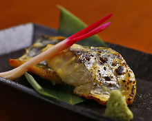 Grilled spanish mackerel with Saikyo miso