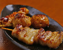 Assorted grilled skewers, 3 kinds