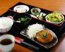 Tofu hamburger steak