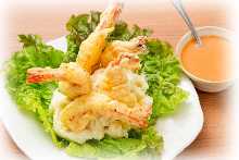 French fried shrimp