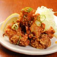 Marinated deep-fried chicken (seasoned with soy sauce)