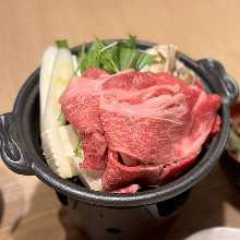 Sukiyaki lunch set