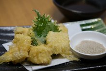 Tofu skin tempura