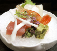 Seafood sashimi