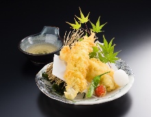 Conger eel tempura