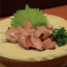 Edible raw liver