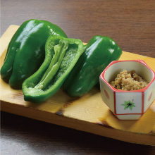 Chilled green peppers