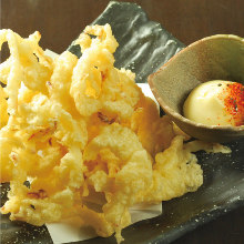 Dried squid tempura
