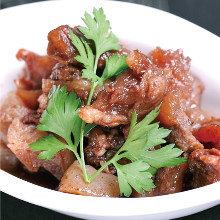 Simmered beef tendon