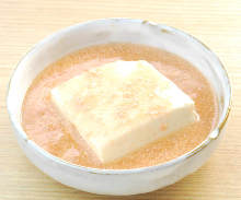 Tofu with spicy cod roe ankake