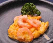 Omelette with Shrimp Takeout