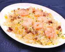 Cantonese Style Mixed Ingredients Fried Rice