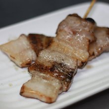 Grilled pork skewer