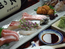 Assorted sashimi, 3 kinds