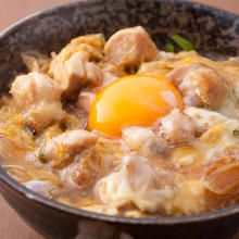 "Oyako" chicken and egg rice bowl