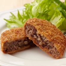 Minced beef cutlet