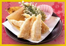 Assorted tempura, 5 kinds