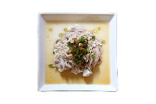 Pork and Japanese leek shabu-shabu