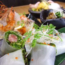 Goi cuon (fresh spring rolls)