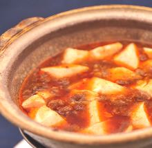 Spicy tofu and ground meat