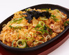 Pork and kimchi fried rice