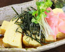 Japanese-style rolled omelet