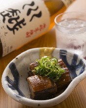 Simmered pork belly