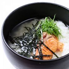 Shake chazuke(salmon and rice with tea)