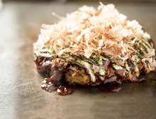 Kansai-style okonomiyaki