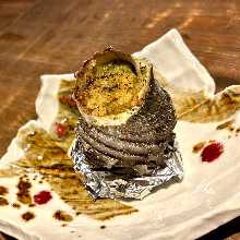 Live Turban Shell Escargot Style