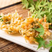 Sakura Shrimp and New Onion Tempura