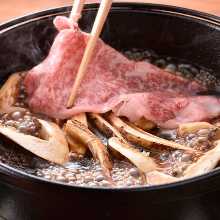 Wagyu beef sukiyaki Wagyu beef sukiyaki