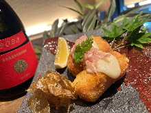 Croquette of Prosciutto and Baron Potatoes with Vichyssoise Sauce