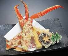 Snow crab tempura (2 Crab Leg Sections)