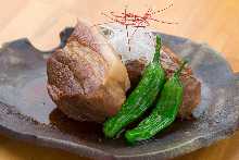 Tender Simmered Pork Belly and Soft-Boiled Egg