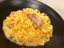 Carbonara with Homemade Smoked Pancetta