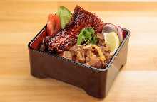 Premium eel rice bowl