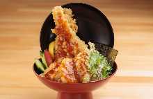Largehead hairtail tempura
