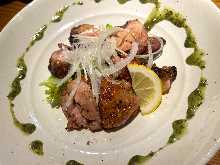 Kishu Lact Ume Chicken Thigh Charcoal-Grilled and Straw-Seared