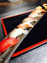 Assorted sushi